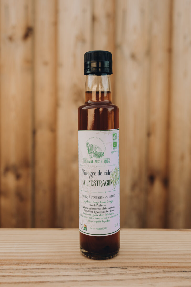 Vinaigre de cidre à l’Estragon