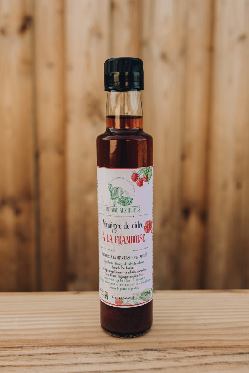 Vinaigre de cidre à la Framboise