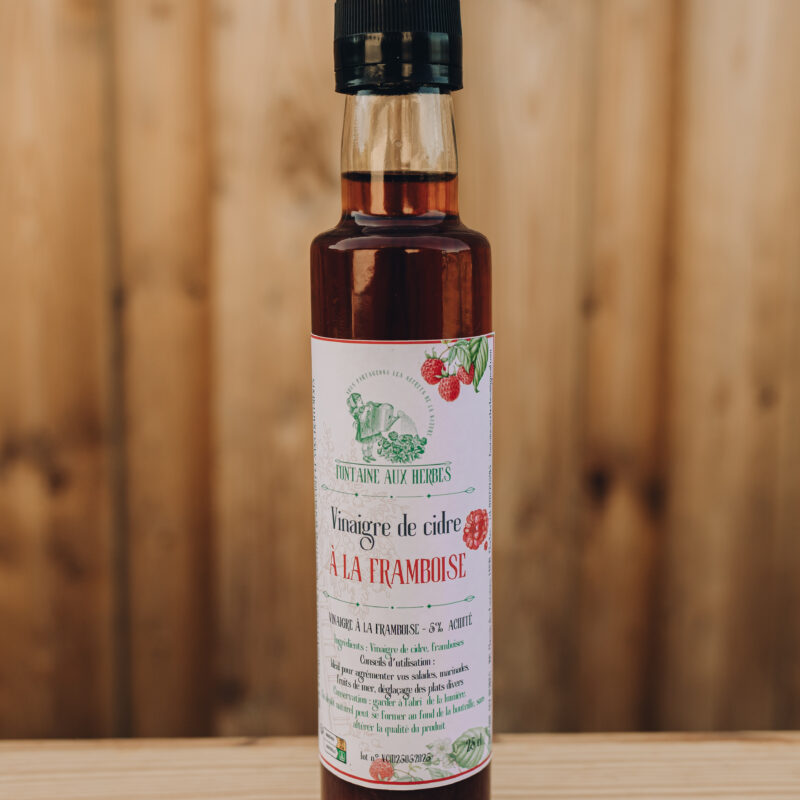 Vinaigre de cidre à la Framboise