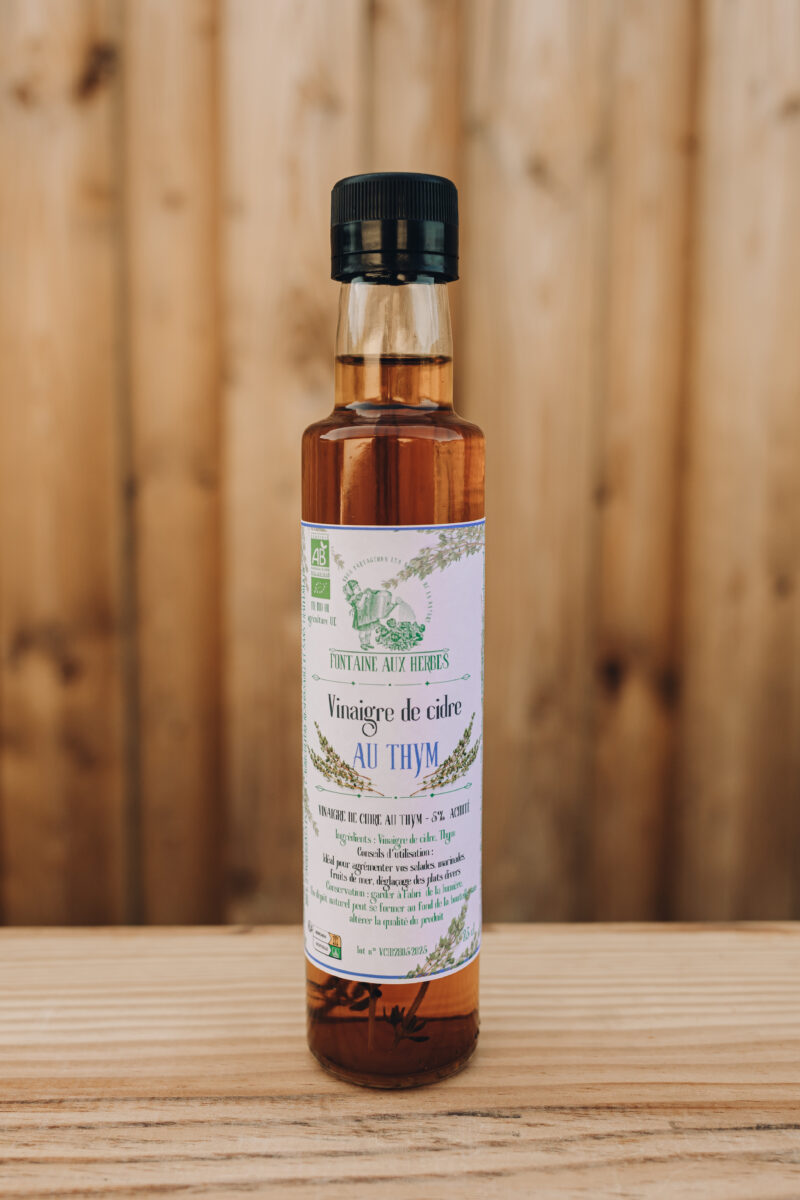 Vinaigre de cidre au Thym