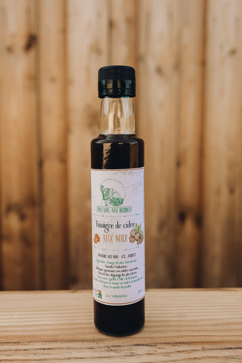 Vinaigre de cidre aux Noix