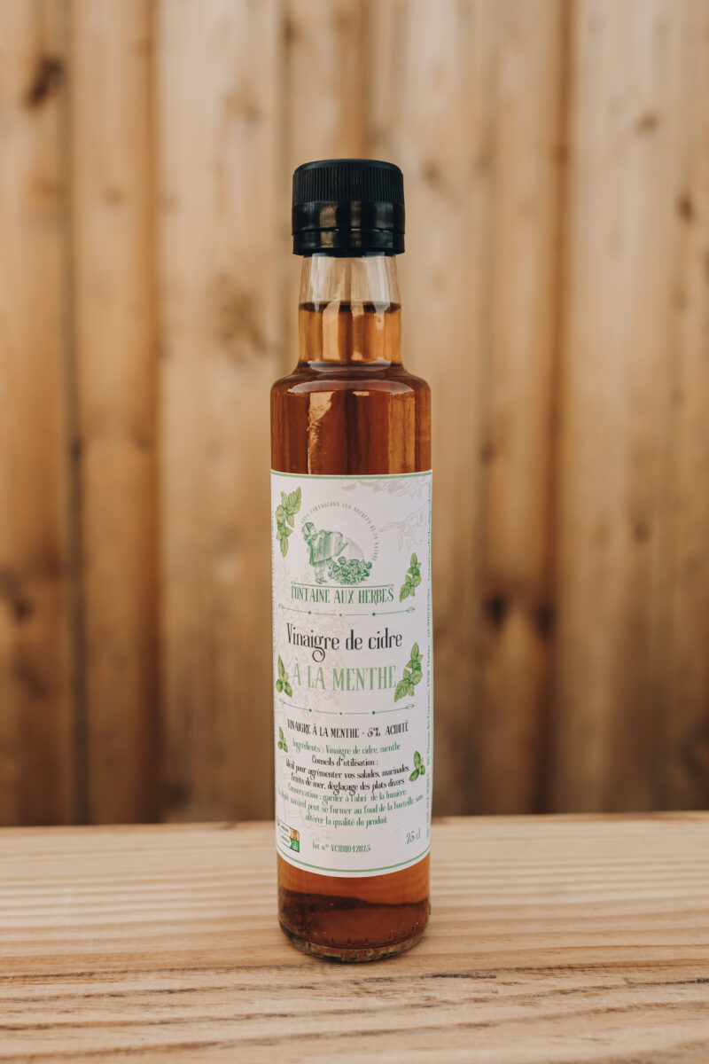 Vinaigre de cidre à la Menthe