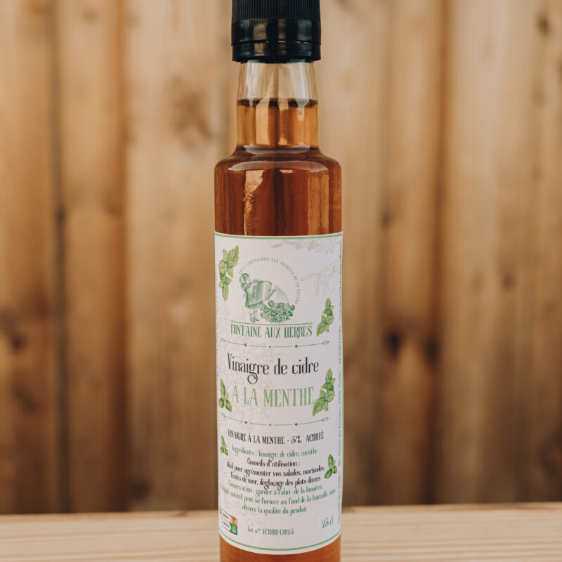 Vinaigre de cidre à la Menthe