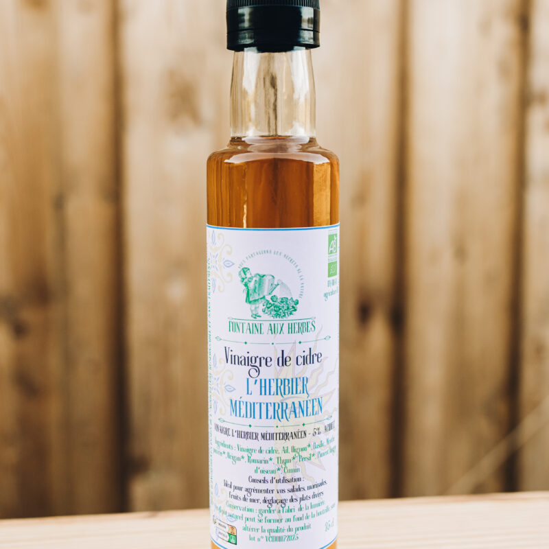 Vinaigre de cidre l'Herbier Méditerranée
